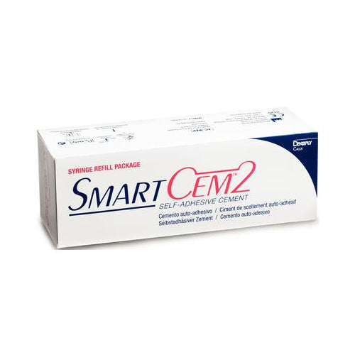 Dentsply 669015 SmartCem2 Dental Cement Syringe Translucent 2/Pk 5 Gm Dentsply 669015 SmartCem2 Dental Cement Syringe Translucent 2/Pk 5 Gm